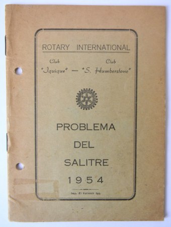 Problema del Salitre | Club «Iquique» – Club «S. Humberstone» Rotary International