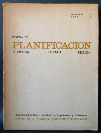 Revista de Planificación: Vivienda, Ciudad, Región (N° 2) | Director: Arquitecto Héctor Mardones Restat